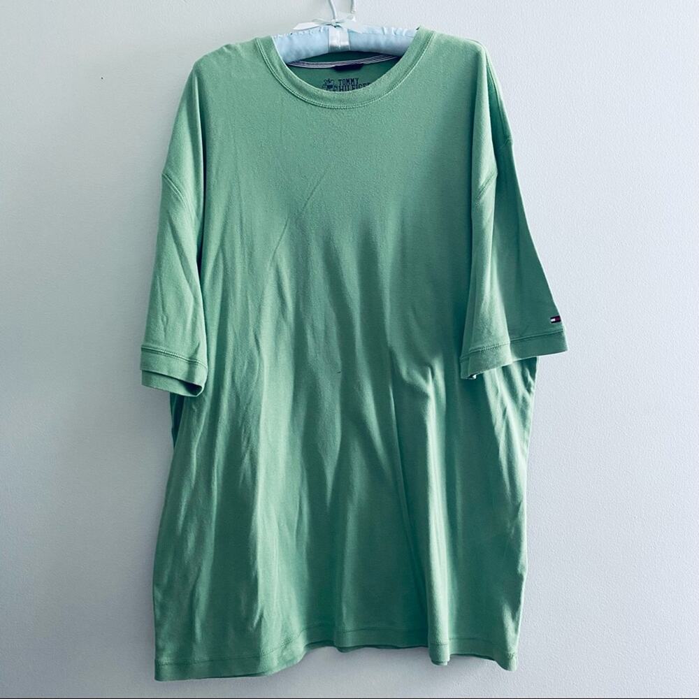 Tommy Hilfiger Green Basic Tee - image 2